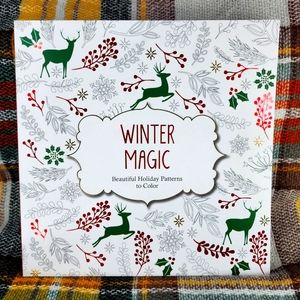 Winter Magic Adult Coloring Book. NEW.